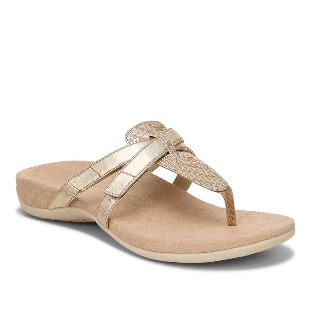 Vionic Karley Toe Post Sandals Size 10